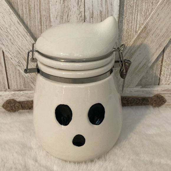 Full Moon Furnishings Other - Halloween Ghost Hinged Jar